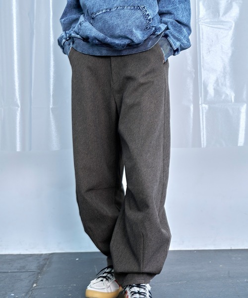 Nora Lily(ノラリリー)の「【Nora Lily】Wide Leg Barrel Pants(その他パンツ・メンズ・ブラウン/ブラック・FREE)」の19枚目の写真