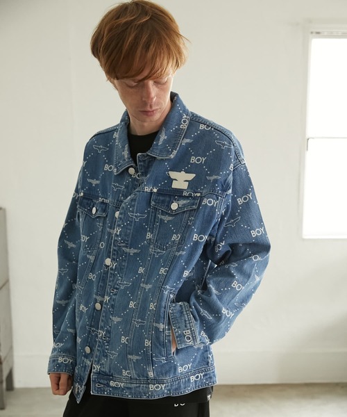 BOY LONDON（ボーイロンドン）の「【BOY LONDON】BOY LOOSE FIT DENIM JACKET INDIGO（デニムジャケット・メンズ・インディゴブルー・LARGE/X-LARGE/MEDIUM）」の5枚目の写真