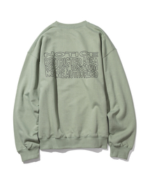リスティクティッドエリアヘビーオーバーサイズマンツーマンTシャツMSHCR002-KK