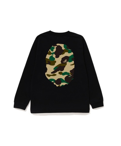 A BATHING APE(アベイシングエイプ)の「1ST CAMO BIG APE HEAD LS TEE(Tシャツ/カットソー・キッズ・ブラック×グリーン/ホワイト×グリーン/ブラック×イエロー/ホワイト×イエロー・150/160)」の8枚目の写真
