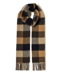 Barbour | ラムズ ウール ブロックチェック マフラー（4色展開）(マフラー)