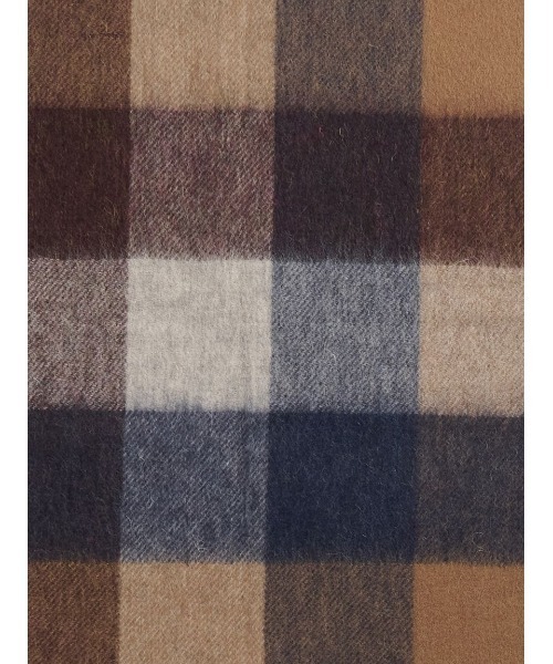 Barbour（バブアー）の「ラムズ ウール ブロックチェック マフラー（4色展開）（マフラー・メンズ・ブラウン/レッド/ベージュ/イエロー・ONE SIZE）」の14枚目の写真