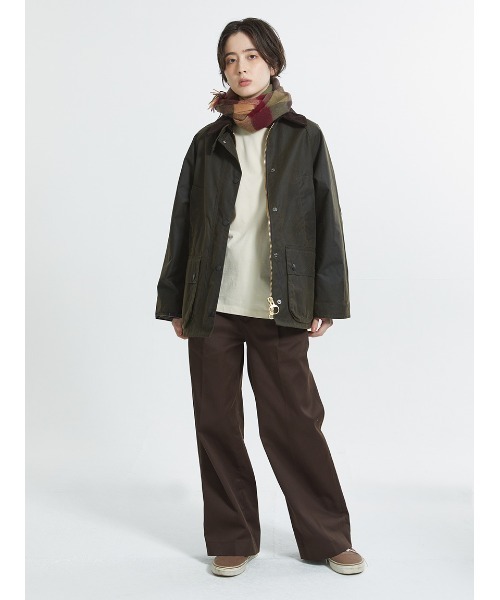 Barbour（バブアー）の「ラムズ ウール ブロックチェック マフラー（4色展開）（マフラー・メンズ・ブラウン/レッド/ベージュ/イエロー・ONE SIZE）」の20枚目の写真