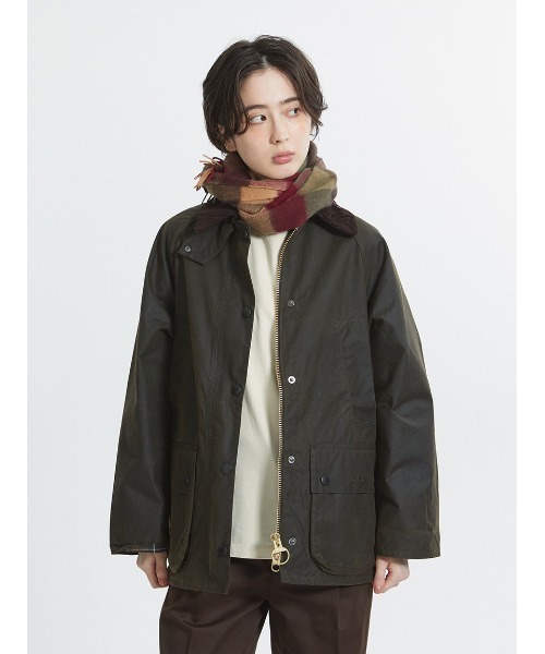 Barbour（バブアー）の「ラムズ ウール ブロックチェック マフラー（4色展開）（マフラー・メンズ・ブラウン/レッド/ベージュ/イエロー・ONE SIZE）」の21枚目の写真