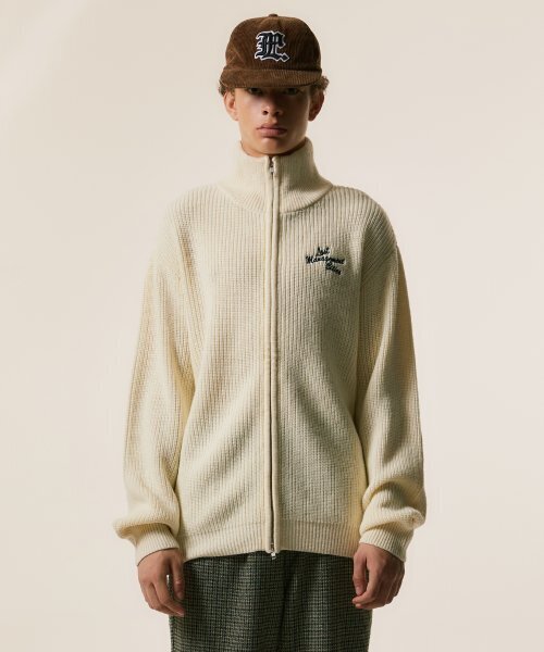 LMCの「SCRIPT HIGH NECK ZIP-UP KNIT CARDIGAN black(カーディガン/ボレロ・レディース・その他・LARGE/MEDIUM)」の3枚目の写真