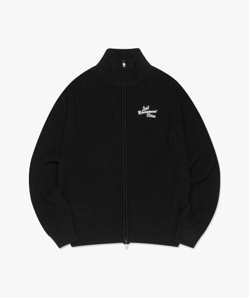 LMCの「SCRIPT HIGH NECK ZIP-UP KNIT CARDIGAN black(カーディガン/ボレロ・レディース・その他・LARGE/MEDIUM)」の6枚目の写真