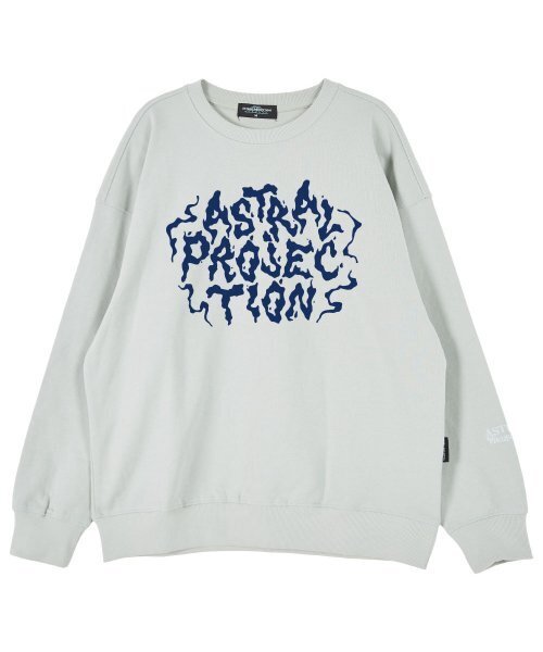 ASTRAL PROJECTION(アストラルプロジェクション)の「ヘイズレタリングオーバーサイズドロップショルダースウェット_ミント(スウェット・メンズ・その他・LARGE/MEDIUM/X-LARGE/XX-LARGE)」の1枚目の写真