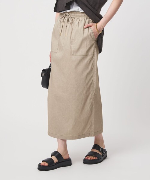 green label relaxing（グリーンレーベルリラクシング）の「［size SHORT/TALLあり］オルマイ LI/MIX タイト スカート（スカート・レディース・オフホワイト/ブラック/ピンク/ベージュ/ブラウン系/オリーブ/その他1・FREE/SHORT/TALL）」の7枚目の写真