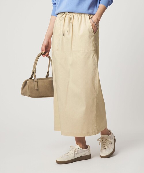 green label relaxing（グリーンレーベルリラクシング）の「［size SHORT/TALLあり］オルマイ LI/MIX タイト スカート（スカート・レディース・オフホワイト/ブラック/ピンク/ベージュ・FREE/SHORT/TALL）」の2枚目の写真