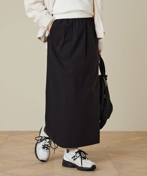 セオリーリュクス　ブラックタイトスカート　RIBBLE ELLIN L 38 セオリーリュクス ブラックタイトスカート RIBBLE ELLIN L 38