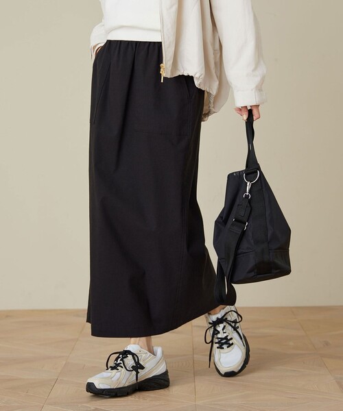 green label relaxing（グリーンレーベルリラクシング）の「［size SHORT/TALLあり］オルマイ LI/MIX タイト スカート（スカート・レディース・オフホワイト/ブラック/ピンク/ベージュ・FREE/SHORT/TALL）」の6枚目の写真