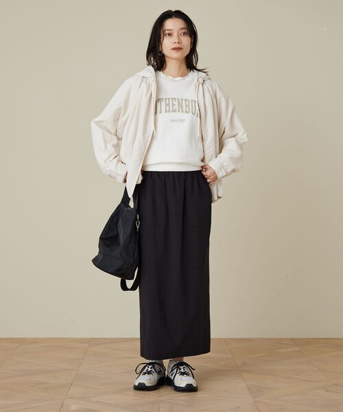 green label relaxing（グリーンレーベルリラクシング）の「［size SHORT/TALLあり］オルマイ LI/MIX タイト スカート（スカート・レディース・オフホワイト/ブラック/ピンク/ベージュ・FREE/SHORT/TALL）」の8枚目の写真