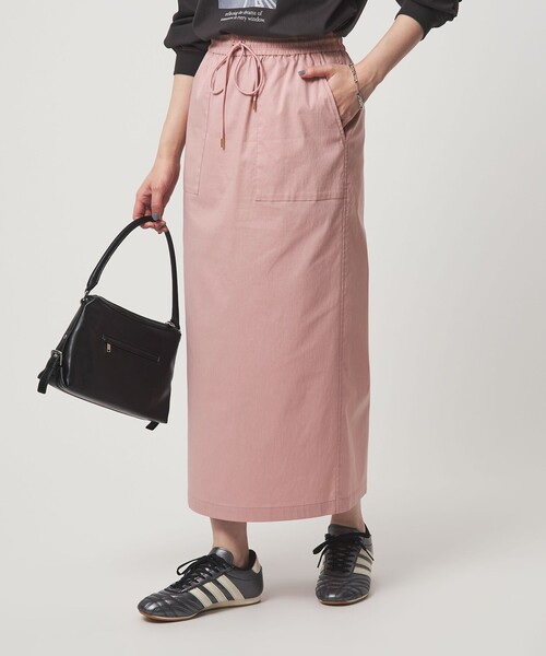 green label relaxing（グリーンレーベルリラクシング）の「［size SHORT/TALLあり］オルマイ LI/MIX タイト スカート（スカート・レディース・オフホワイト/ブラック/ピンク/ベージュ・FREE/SHORT/TALL）」の12枚目の写真