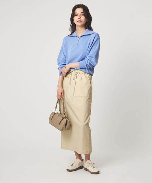 green label relaxing（グリーンレーベルリラクシング）の「［size SHORT/TALLあり］オルマイ LI/MIX タイト スカート（スカート・レディース・オフホワイト/ブラック/ピンク/ベージュ・FREE/SHORT/TALL）」の18枚目の写真