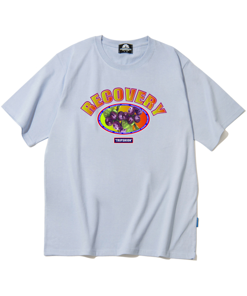 TRIPSHION(トリップション)の「ヴィンテージリカバリーグレープグラフィックTシャツ - パープル(Tシャツ/カットソー・メンズ・その他・MEDIUM/LARGE/X-LARGE)」の1枚目の写真