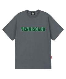 TENNIS CLUB Tシャツ - グレー