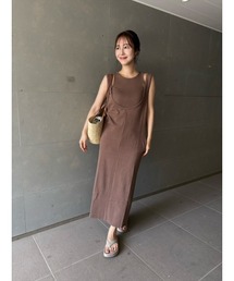 Day and Grade（デイアンドグレイド）の「【RISAKOセレクト】天竺レイヤードロングワンピース（ワンピース）」