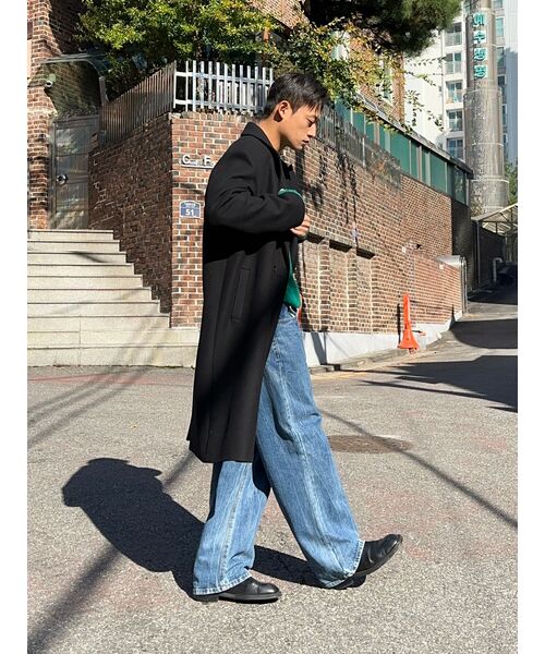 DECET(デケト)の「Mid Rise Wide Jeans DCPT027CrinkleBlue(デニムパンツ・レディース・その他・34/26/28/32/30)」の17枚目の写真