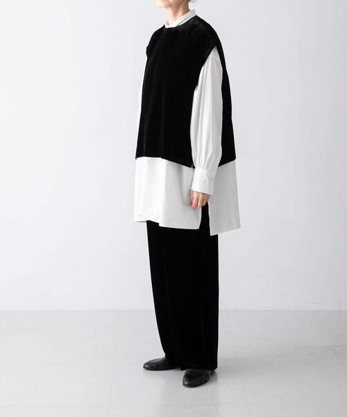 かぐれ（カグレ）の「レーヨンシルクベルベットプルオーバー（その他トップス・レディース・ブラック・FREE）」の3枚目の写真