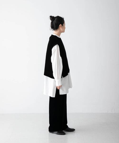 かぐれ（カグレ）の「レーヨンシルクベルベットプルオーバー（その他トップス・レディース・ブラック・FREE）」の4枚目の写真