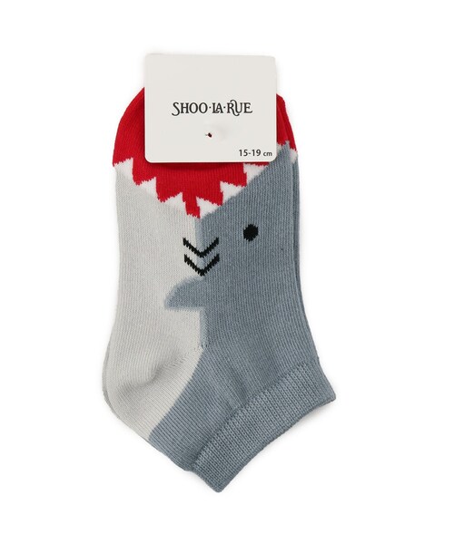 SHOO・LA・RUE（シューラルー）の「アニマルアンクル丈ソックス（ソックス/靴下・キッズ・ブラック/グレー・79/75）」の3枚目の写真