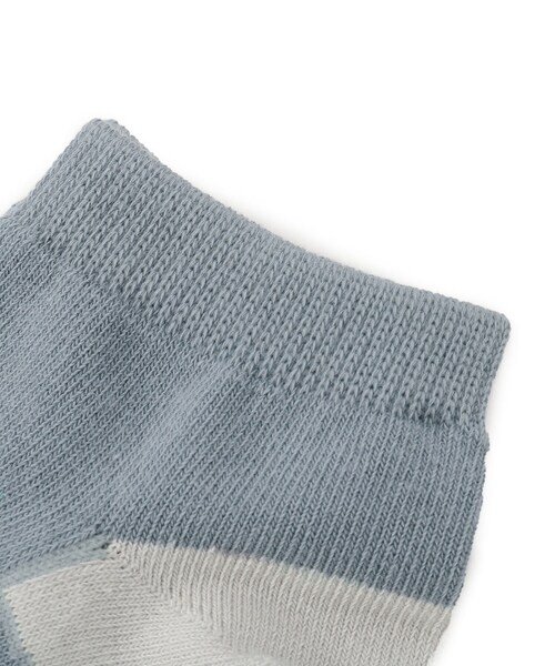 SHOO・LA・RUE（シューラルー）の「アニマルアンクル丈ソックス（ソックス/靴下・キッズ・ブラック/グレー・79/75）」の5枚目の写真