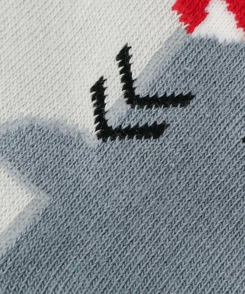 SHOO・LA・RUE（シューラルー）の「アニマルアンクル丈ソックス（ソックス/靴下・キッズ・ブラック/グレー・79/75）」の6枚目の写真