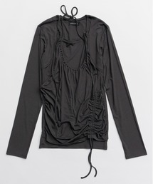 Halter Neck Layered Tops/ホルターネックレイヤードトップス