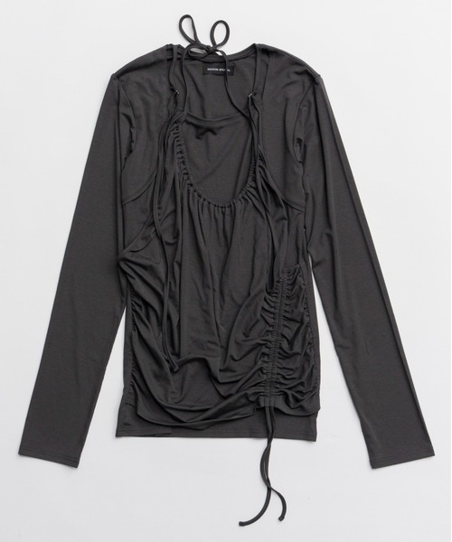 Halter Neck Layered Tops/ホルターネックレイヤードトップス（その他