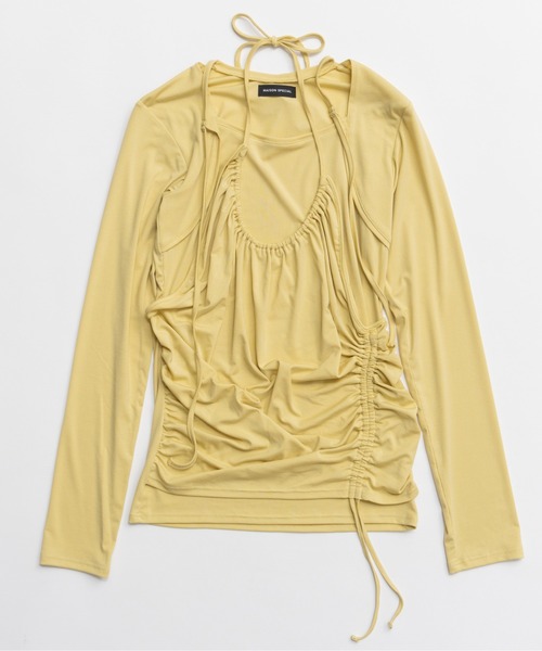 Halter Neck Layered Tops/ホルターネックレイヤードトップス（その他