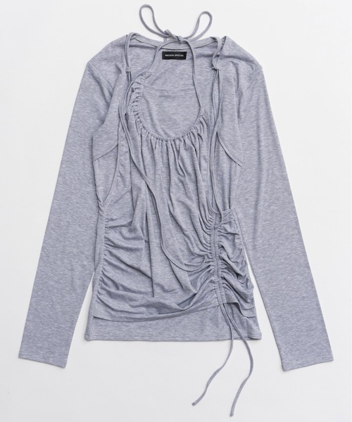 Halter Neck Layered Tops/ホルターネックレイヤードトップス（その他