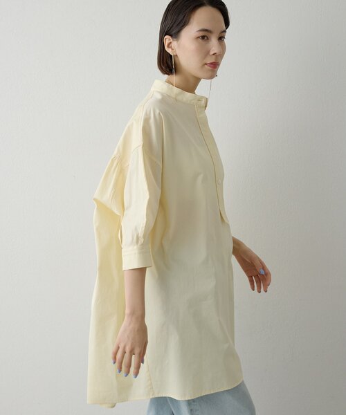 Whim Gazette(ウィムガゼット)の「刺繍チュニックシャツ(シャツ/ブラウス・レディース・サックスブルー/オフホワイト/イエロー/ピンク・FREE)」の21枚目の写真