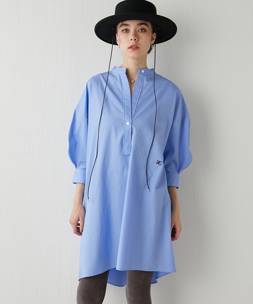 Whim Gazette（ウィムガゼット）の「刺繍チュニックシャツ（シャツ