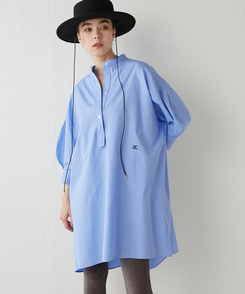 Whim Gazette（ウィムガゼット）の「刺繍チュニックシャツ（シャツ