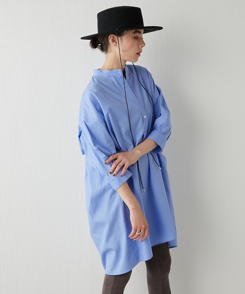 Whim Gazette（ウィムガゼット）の「刺繍チュニックシャツ（シャツ