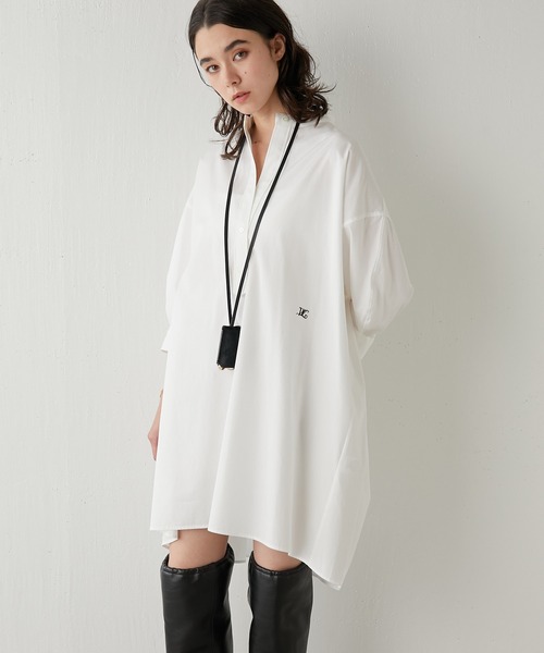 Whim Gazette（ウィムガゼット）の「刺繍チュニックシャツ（シャツ