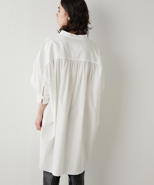 Whim Gazette（ウィムガゼット）の「刺繍チュニックシャツ（シャツ