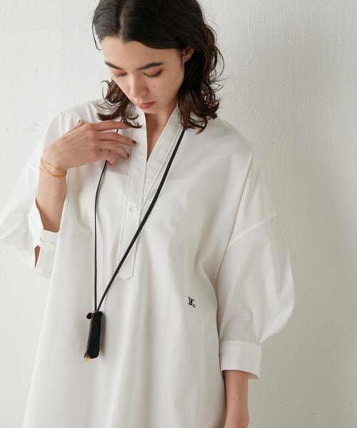 ウィムガゼット　Whim Gazette 刺繍チュニックシャツ　完売限定色 刺繍チュニックシャツ（シャツ/ブラウス）｜Whim Gazette（ウィム