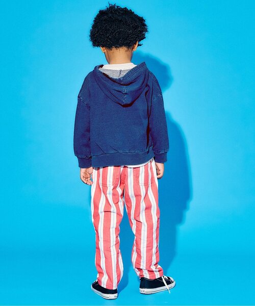 F.O.KIDS（エフオーキッズ）の「ジップパーカー_ジュニア対応（パーカー・キッズ・インディゴブルー/アイボリー/カーキ・130/140/80/90/100/110/120）」の5枚目の写真