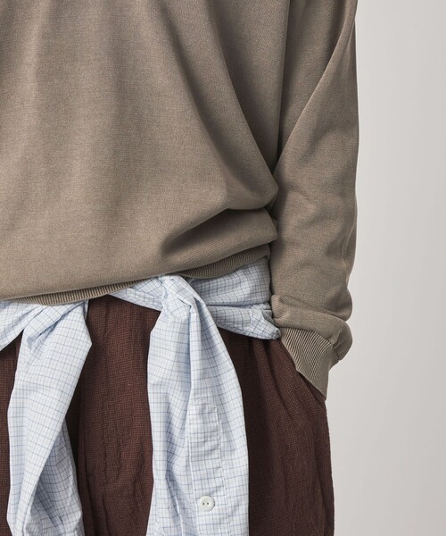 Steven Alan（スティーブンアラン）の「＜Steven Alan＞ フェード スキッパー（ニット/セーター・メンズ・ブラック/オリーブ・S/M/L/XL）」の6枚目の写真