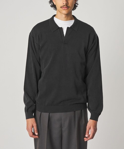 Steven Alan（スティーブンアラン）の「＜Steven Alan＞ フェード スキッパー（ニット/セーター・メンズ・ブラック/オリーブ・S/M/L/XL）」の14枚目の写真