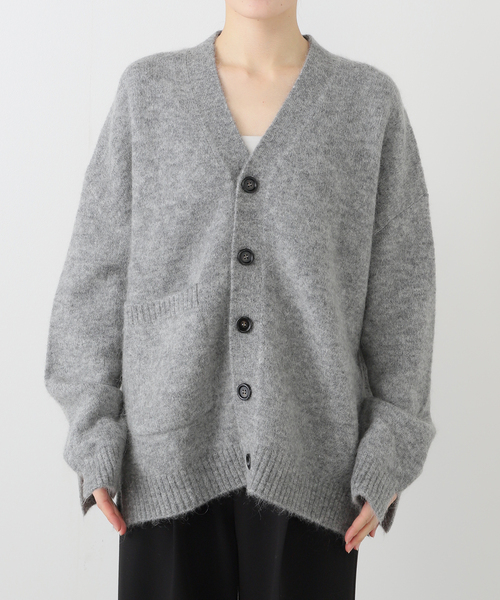 AP STUDIO(エーピーストゥディオ)の「【ADNYM ATELIER/アドニム アトリエ】Casual fit cardigan(カーディガン/ボレロ・レディース・ライトグレー・FREE)」の13枚目の写真