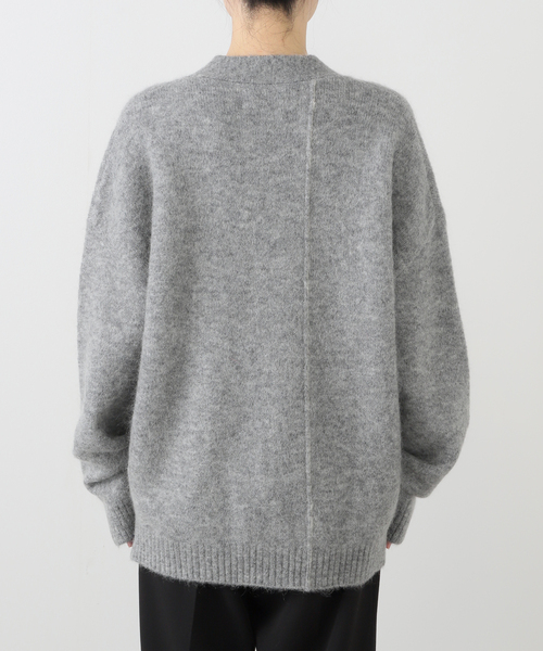 AP STUDIO(エーピーストゥディオ)の「【ADNYM ATELIER/アドニム アトリエ】Casual fit cardigan(カーディガン/ボレロ・レディース・ライトグレー・FREE)」の15枚目の写真