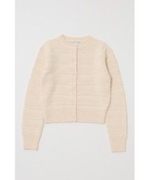 MOUSSY（マウジー）の「【26年SS新作】SHADOW STRIPE KNIT カーディガン（カーディガン/ボレロ）」