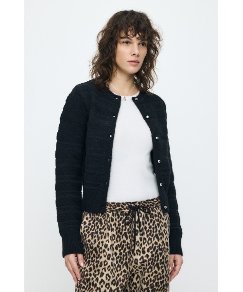 MOUSSY（マウジー）の「【26年SS新作】SHADOW STRIPE KNIT