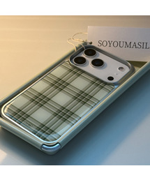 SOYOUMASIL（ソユマシル）の「[Silver] Matcha Afternoon Black/Silver Bumper Case（スマホケース/カバー）」