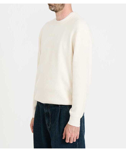BLACKBROWN（ブラックブラウン）の「ウールブレンドニット [アイボリー]（ニット/セーター・メンズ・その他・MEDIUM/LARGE）」の3枚目の写真