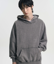 MOOVN（ムブン）の「オーバーサイズピグメントスウェットフードパーカーカーキグレー（パーカー）」