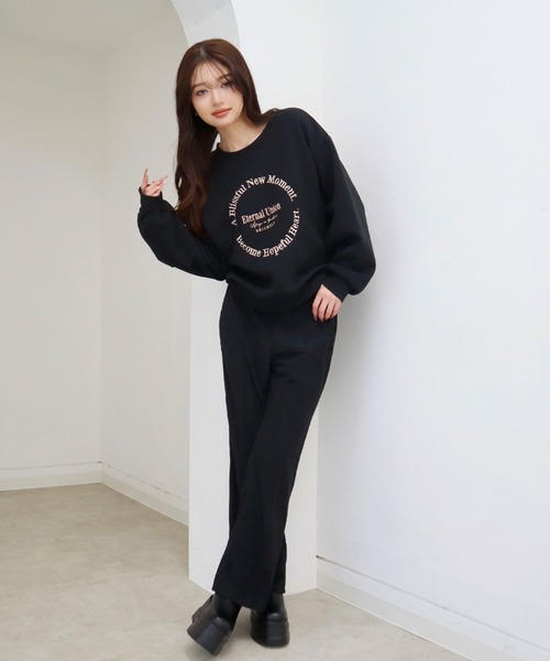 CECIL McBEE（セシルマクビー）の「カットコールセンターシームフレアパンツ（その他パンツ・レディース・ブラウン/ブラック/アイボリー・MEDIUM/LARGE）」の4枚目の写真