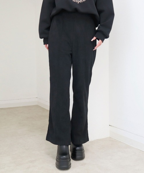 CECIL McBEE（セシルマクビー）の「カットコールセンターシームフレアパンツ（その他パンツ・レディース・ブラウン/ブラック/アイボリー・MEDIUM/LARGE）」の5枚目の写真
